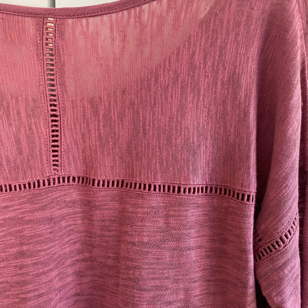 🌼 🌻 🌸 Lucy & Laurel Mauve Tunic Top – Like New – Sz S - Picture 11 of 12